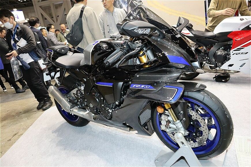 ヤマハ「YZF-R1M」（筆者撮影）
