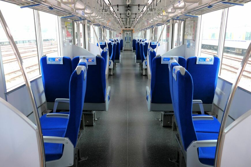 東武鉄道　50090型　車内　座席転換
