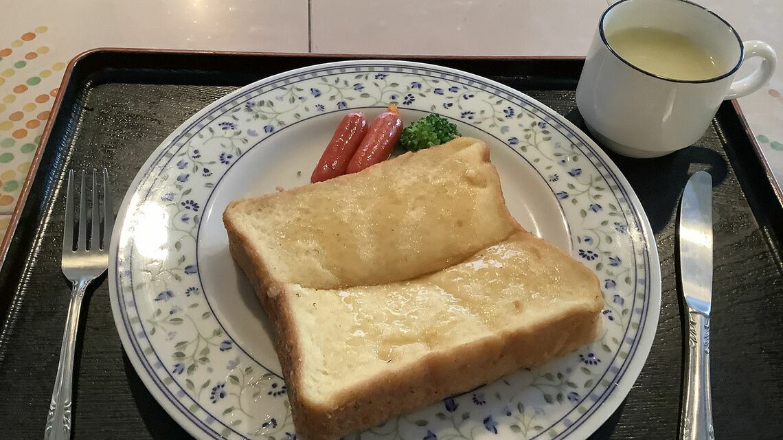 ある日の朝食