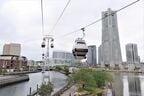 ゴンドラからはみなとみらいが一望できる