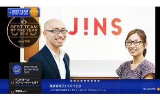 ヒット商品“JINS PC”を支えた全社チーム