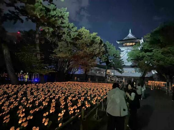 小倉城 竹あかり