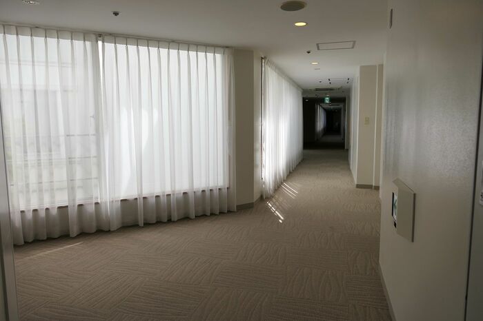 客室への廊下