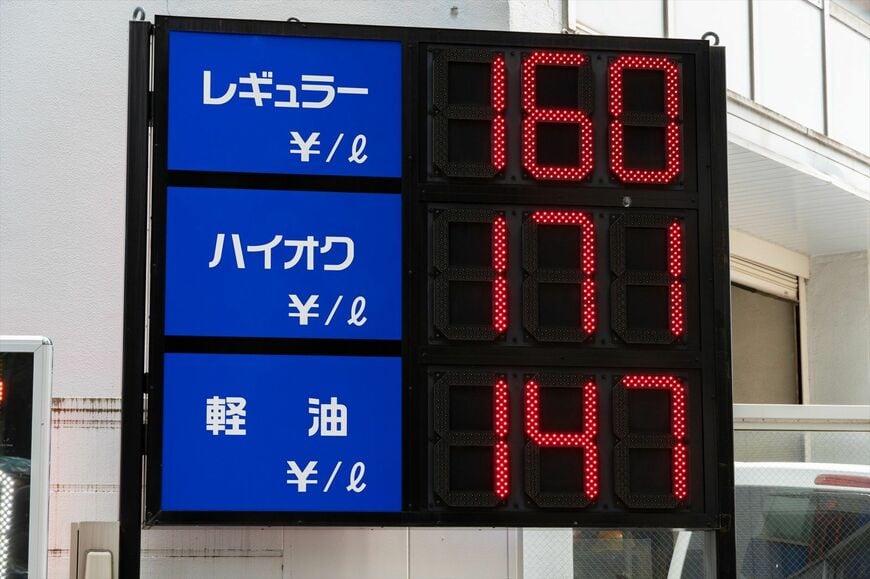 高値で推移するガソリン価格も気になるところ