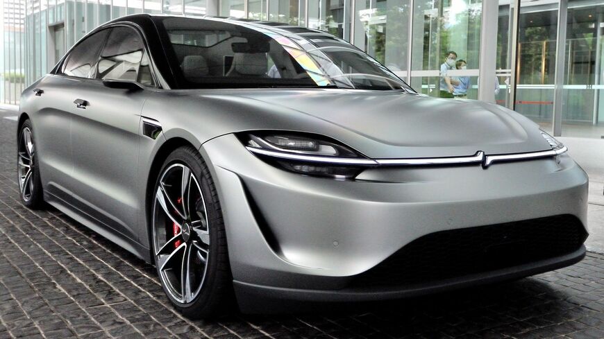 ソニーが開発したEV「VISION-S Prototype」（写真：梅谷秀司）