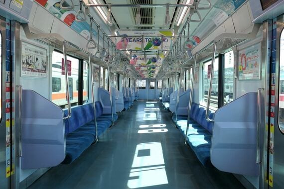 東急5000系 車内