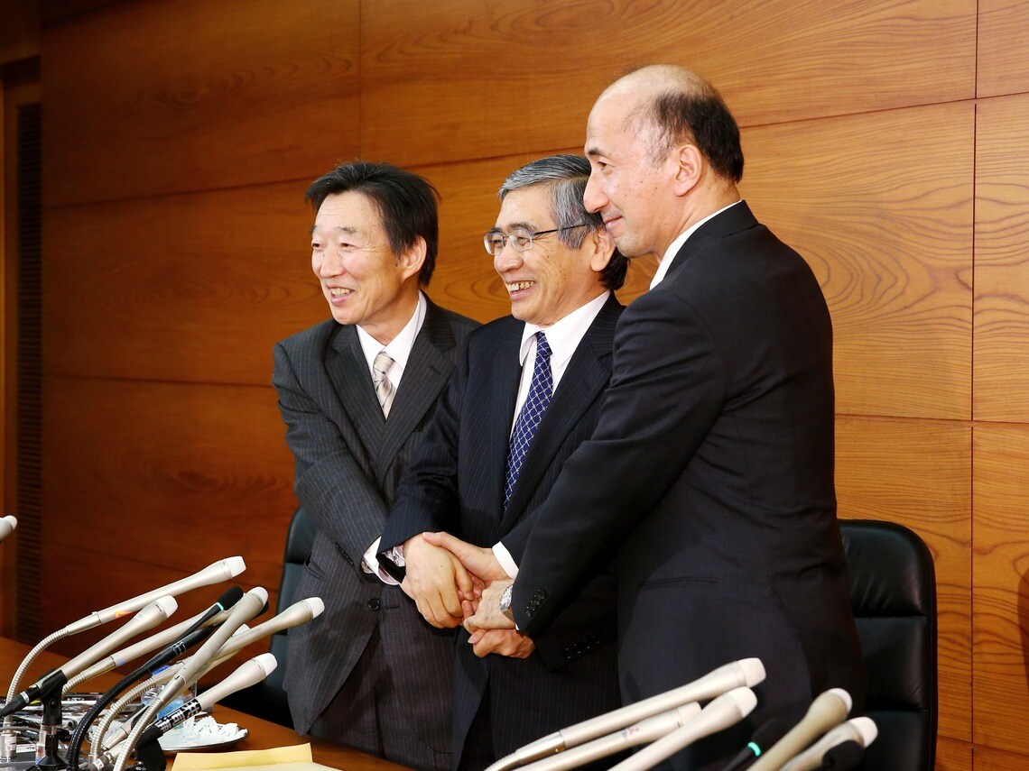 岩田規久男氏、黒田東彦氏、中曽宏氏