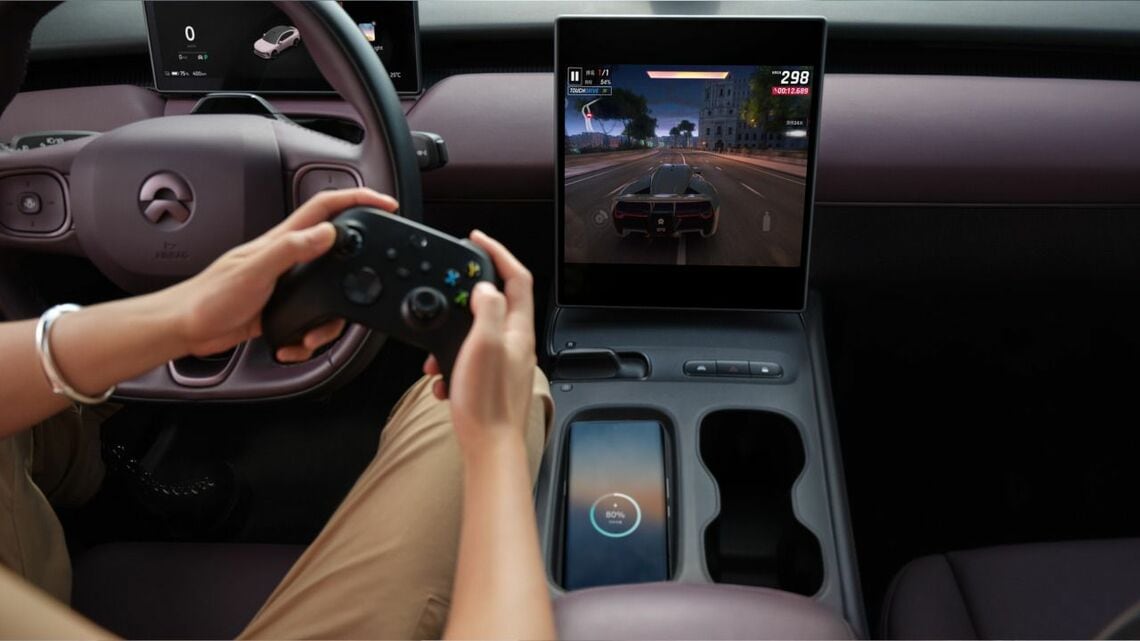 NIO Phoneは蔚来汽車のクルマ向けの専用設計により、ユーザーの使い勝手を高めたという（写真は同社ウェブサイトより）