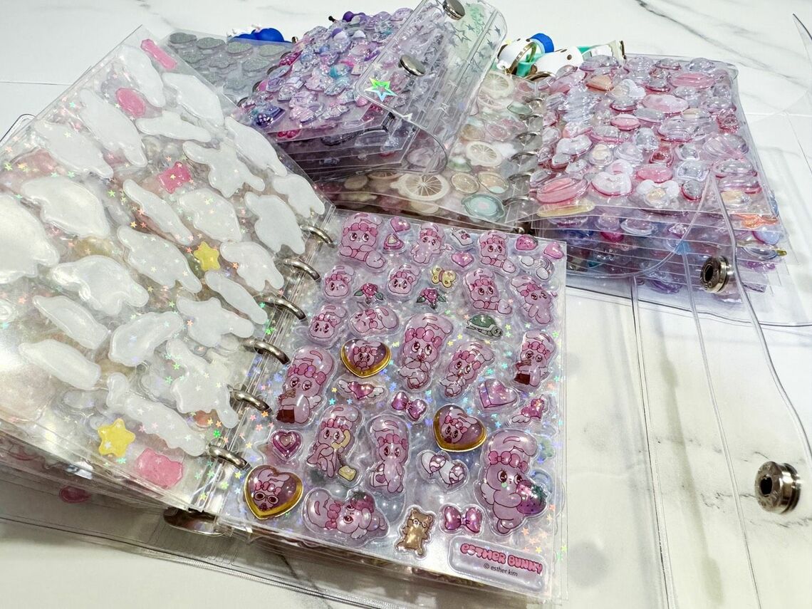 「シール界のスター」のボンボンドロップシール（写真：あややさん提供）