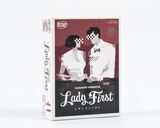 『レディファースト』は2016年インディーズ（米光ゲーム）、2020年アークライト。 口説き落とす側と、口説かれる側の2人で対戦するゲーム。気持ちがホットになると数字が大きく、冷めると小さくなり、口説かれる側が『あなたの勝ちよ』カードを出すと口説く側の勝利で、それ以外は口説かれる側の勝利