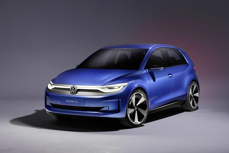 ID.2allのエクステリア。新型ポロと言われても違和感のない雰囲気（写真：Volkswagen AG）