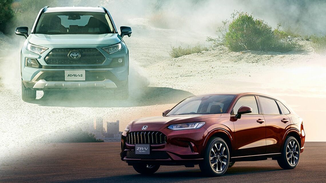 ホンダのZR-VとトヨタのRAV4