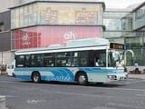 つくば駅から土浦駅へ向かう路線バス（記者撮影）