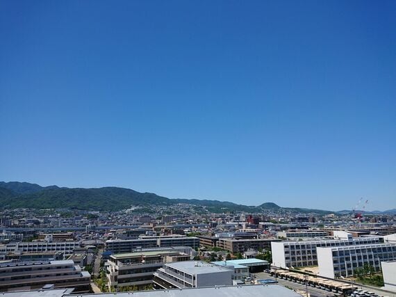 坂道の多い市街