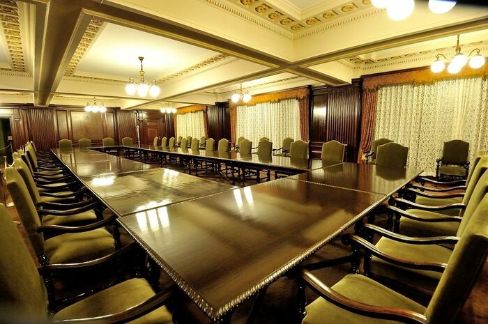 対日理事会の会場として利用された会議室