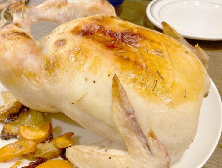 クリスマスのローストチキン