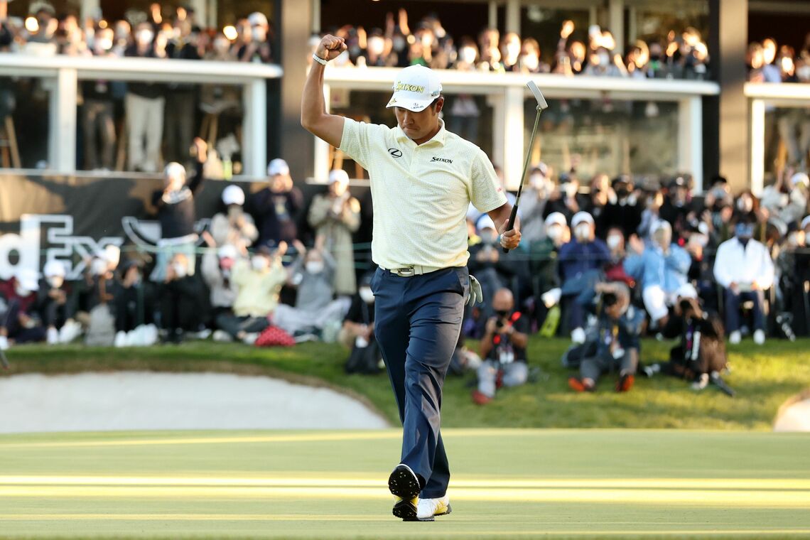 2021年の大会で優勝を飾った松山（写真：Atsushi Tomura／Getty Images）