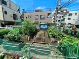 荒川2丁目にある市民農園。地域住民の交流の場となっている（筆者撮影）