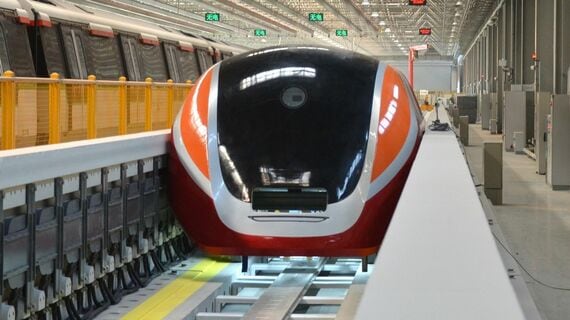 中国中車長春軌道客車の高温超電導リニア