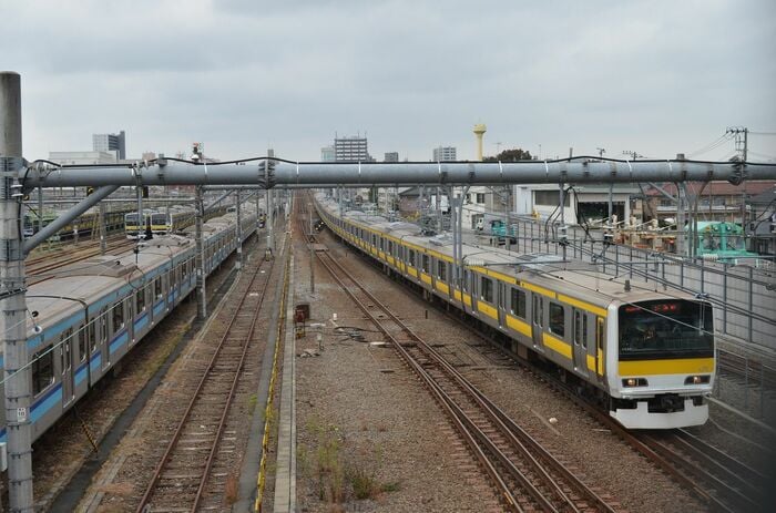 中央・総武緩行線に転用されたE231系500番代。