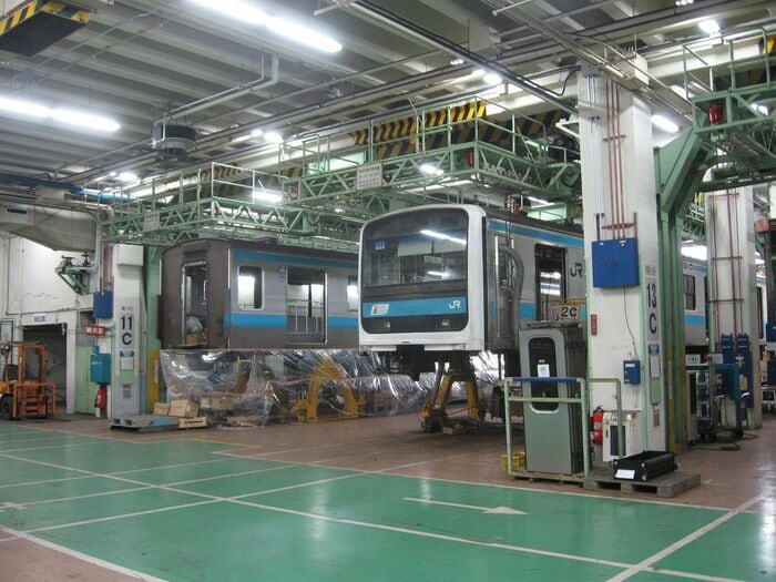 京浜東北線で使用された209系を房総地区に転用すべく