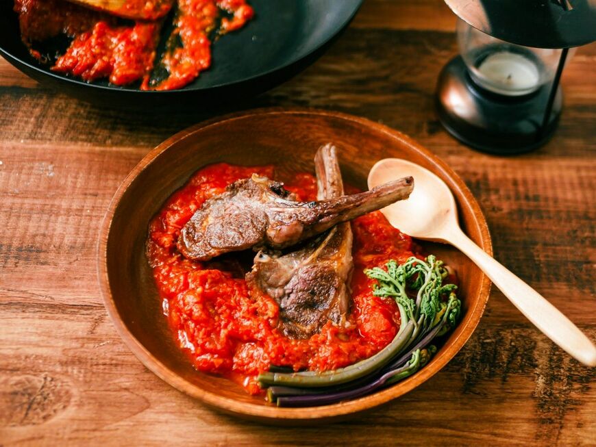 『ダンジョン飯』のバロメッツのバロット（写真：梅本さん提供）