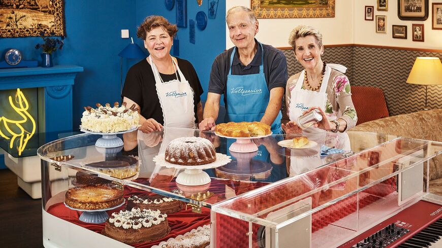 フォルペンションで働く高齢者