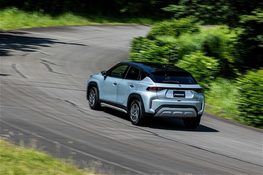 スズキ新型SUV「フロンクス（プロトタイプ）」のディテール（写真：三木宏章）