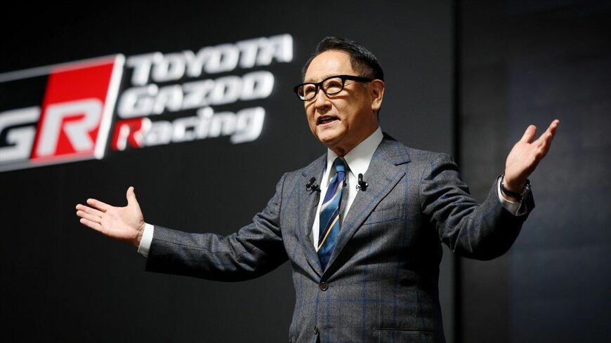 モータースポーツなどの場面では「モリゾウ」のニックネームを使う豊田章男氏（写真：トヨタ自動車 三橋仁明/N-RAK PHOTO AGENCY）