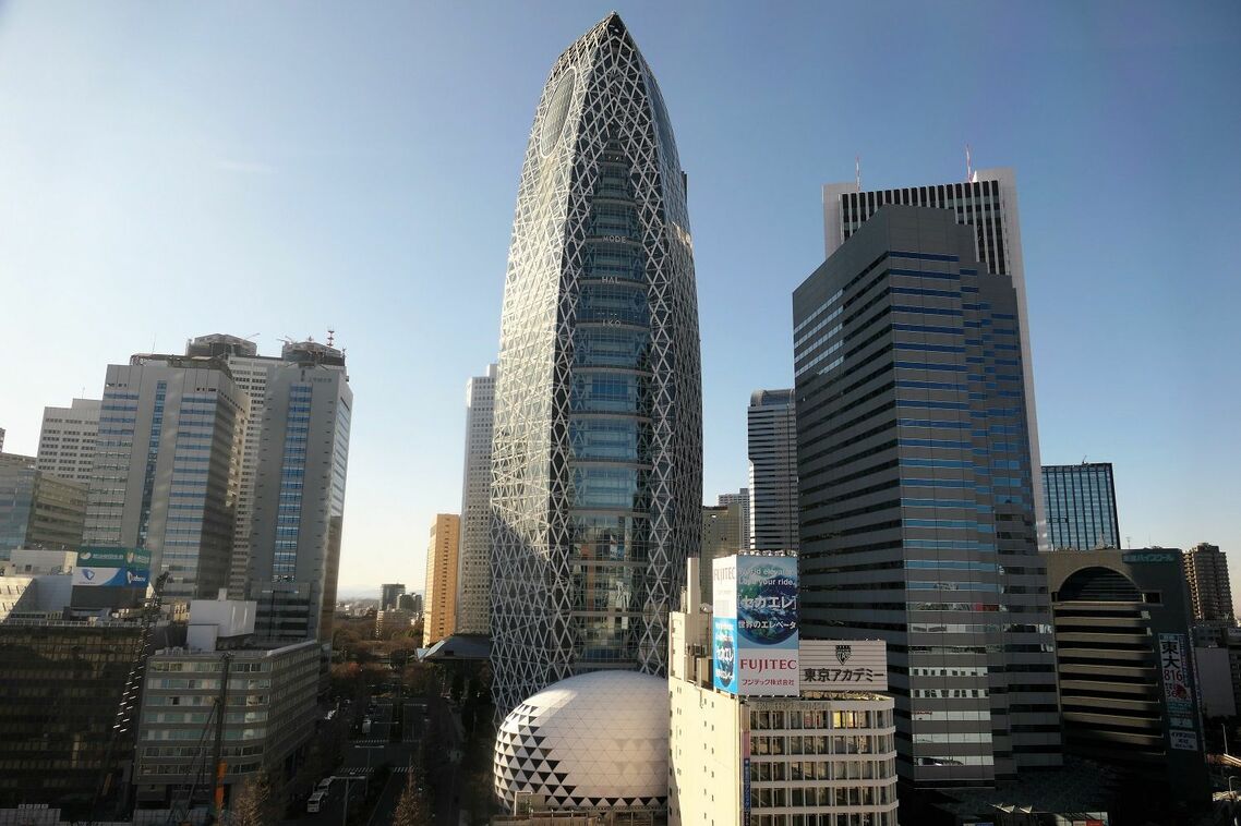 スカイテラスからの西新宿の眺め