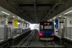 柏駅はスイッチバック構造。写真右側が大宮方面、