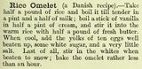 Cassell's dictionary of cookeryライスオムレツ（画像：近代食文化研究会）