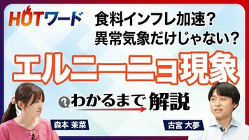 【異常気象で家計にも影響】｢エルニーニョ現象｣ってそもそも何？／砂糖・コーヒー・小麦が不作で高騰？／最大20…