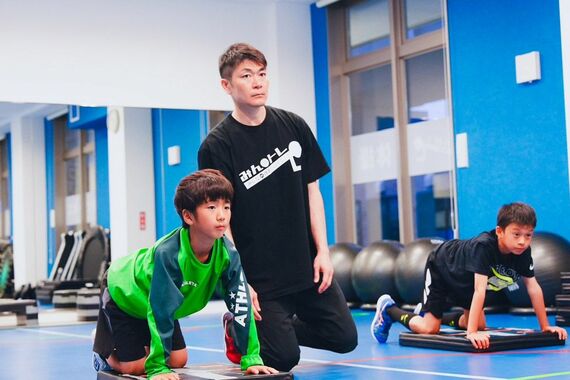 近藤さんのスポーツ教室の様子