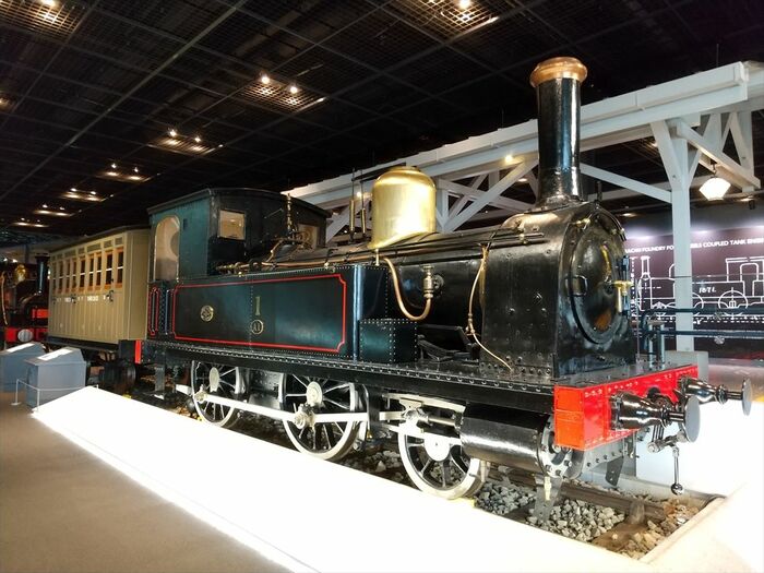 ＜鉄道黎明期＞開業時の1号機関車