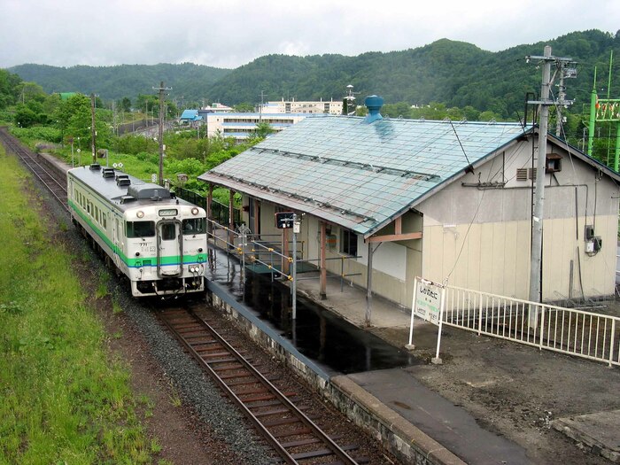 夕張支線の鹿の谷駅
