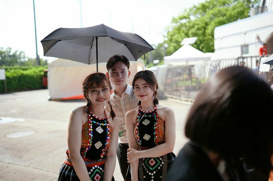 ベトナムフェスティバルに出演したリンさん