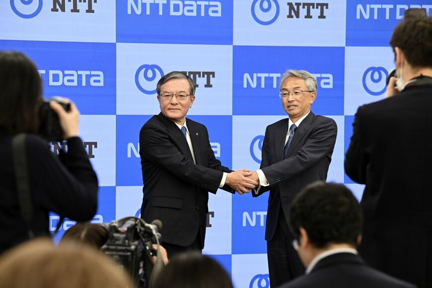 NTTはNTTデGの完全子会社化を決めた（2025年､5月8日）Photographer: Akio Kon/Bloomberg