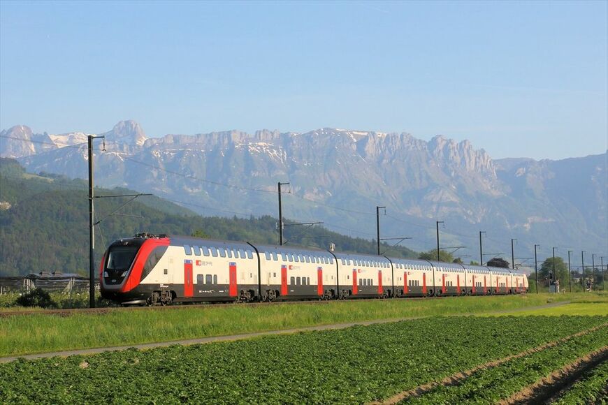 スイス鉄道は高い運賃を除けば高い満足度が得られる（撮影：橋爪智之）