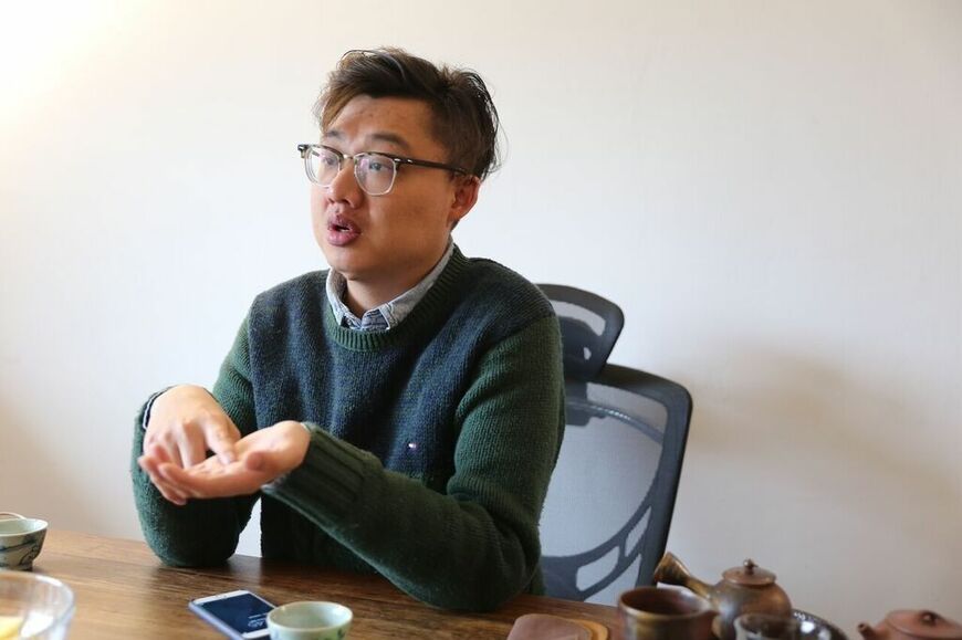  若き経営者、慎章翔さん（写真撮影：林翔氏）