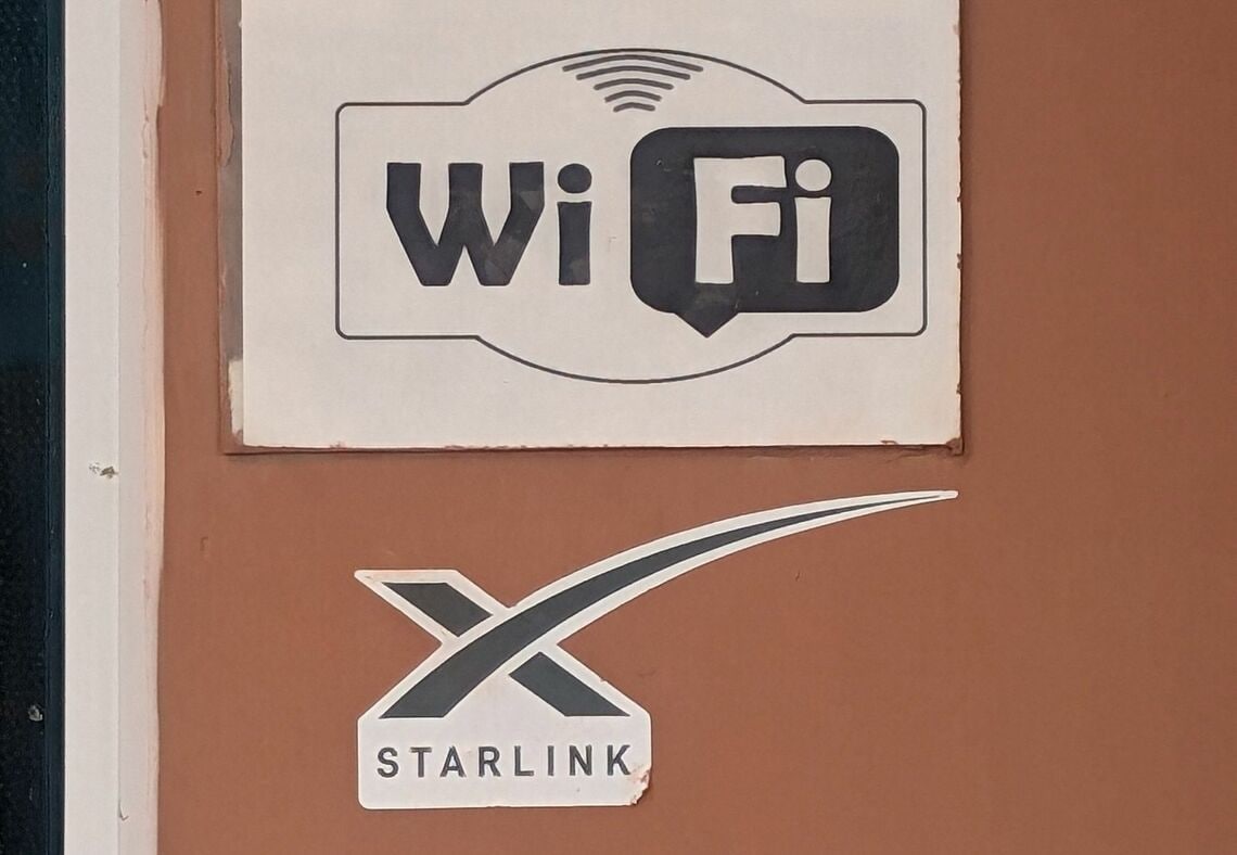 宿泊したホステルのWi-Fi案内