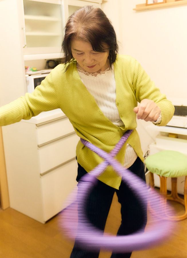 縄のフラフープ