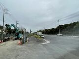 水江町の神奈川臨海鉄道水江線の廃線跡は、臨港道路整備事業の工事がすでに進められている（筆者撮影）