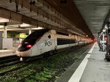 トゥールーズとパリ間は高速列車TGVで結ばれている（筆者撮影）