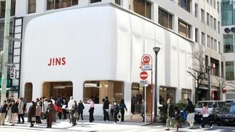 JINS｢松屋銀座の向かいに旗艦店｣で狙う世界戦略