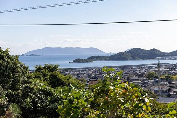 室積の街と瀬戸内の風景