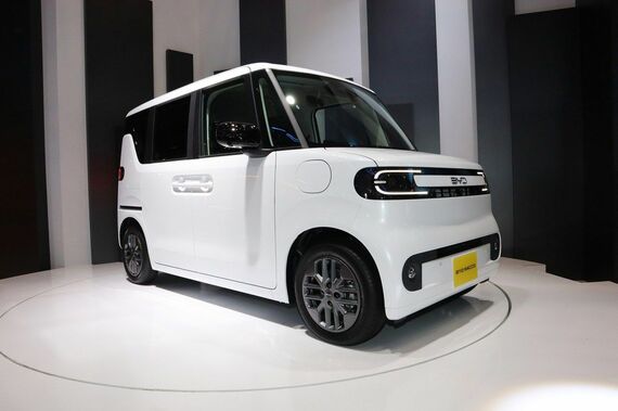 BYDが発表した軽自動車規格のBEV「ラッコ」