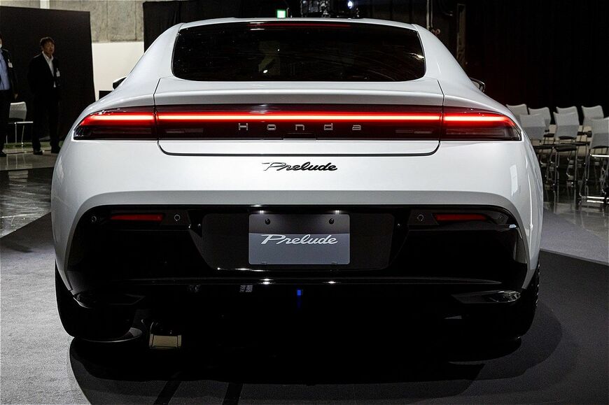 ホンダの新型「プレリュード」（写真：三木 宏章）