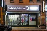 日本のカプセルホテルは海外では「Sleep Box」と呼ばれることも（台湾）（写真：谷川一巳）
