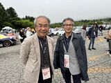 貴島孝雄氏（左）と山本修弘氏（右）も筆者の取材に応えてくれた（筆者撮影）